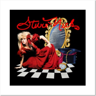 Stevie Nicks Red Gown Posters and Art